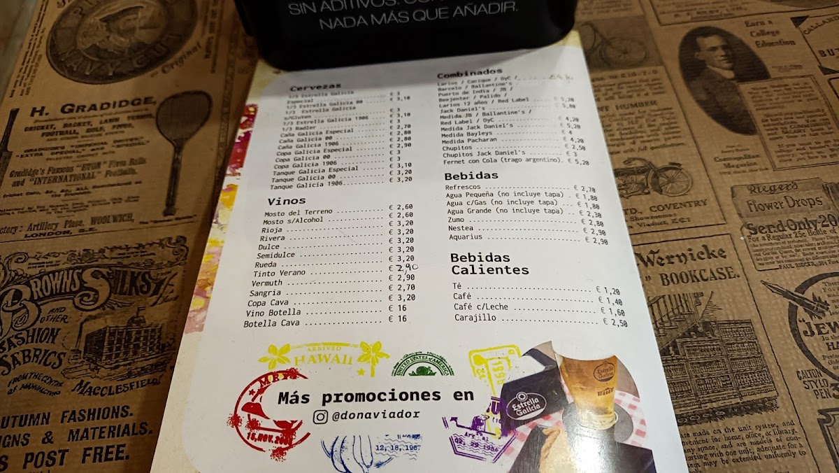 Don Aviador Photo Menu 7