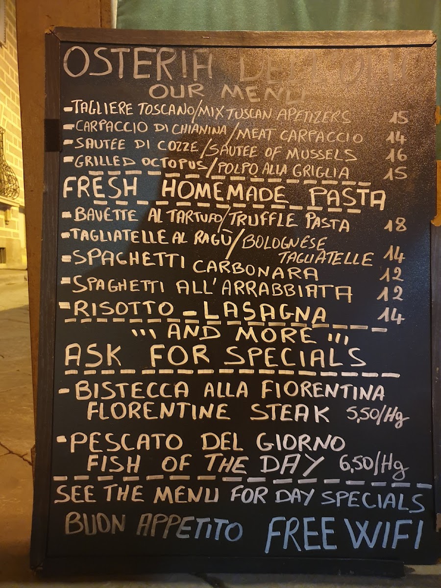 Osteria Dell'Olio Photo Menu 5