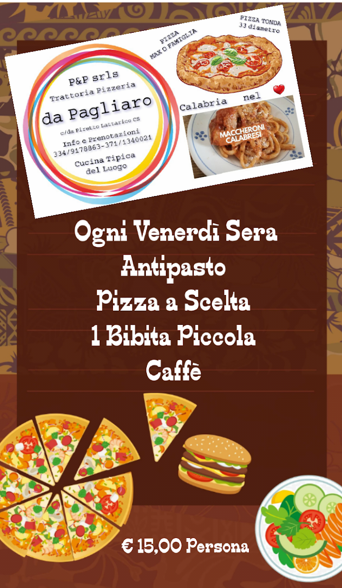 Trattoria Pizzeria da Pagliaro & Bar Sole Photo Menu 4