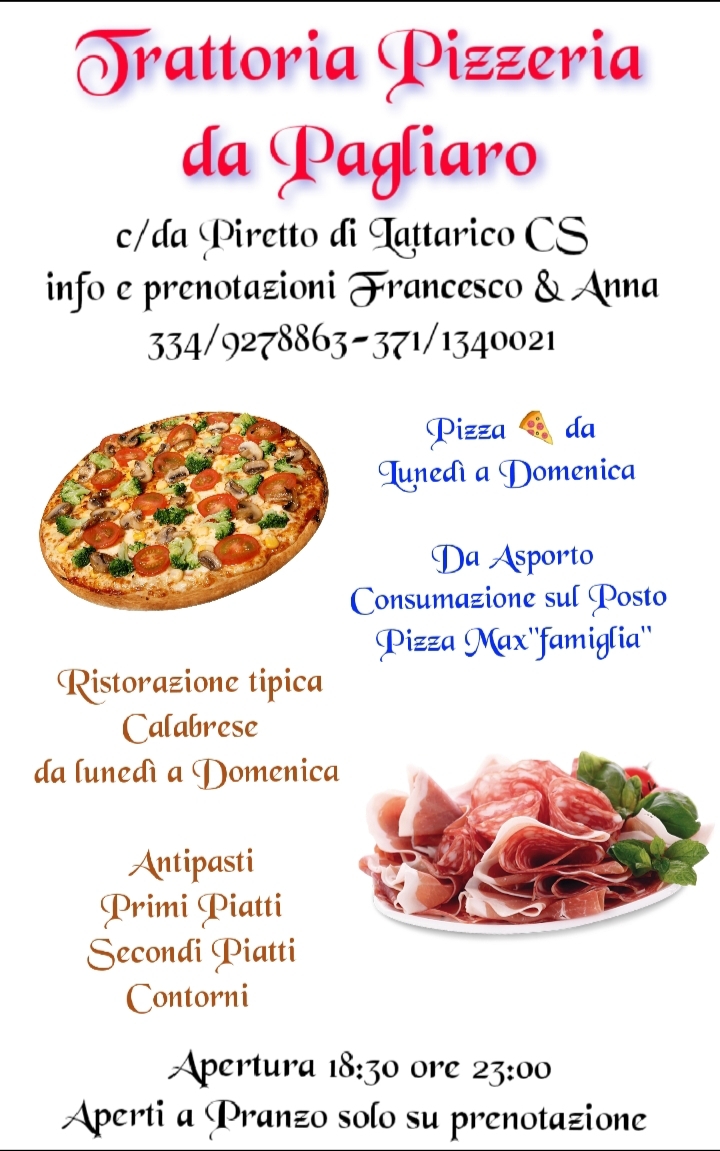 Trattoria Pizzeria da Pagliaro & Bar Sole Photo Menu 7