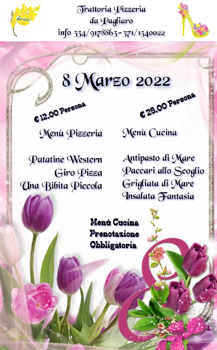 Trattoria Pizzeria da Pagliaro & Bar Sole Photo Menu 9