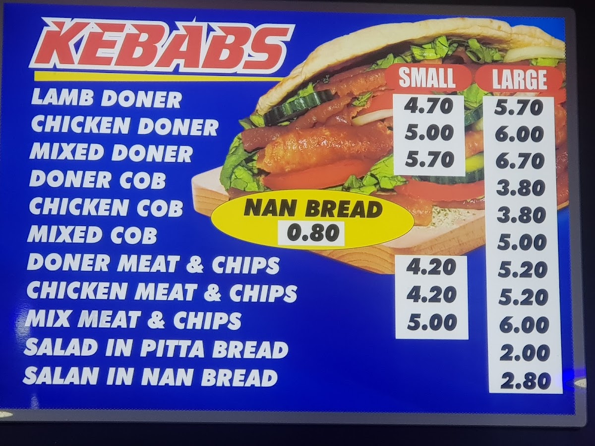 Cheadle Fish Bar Photo Menu 6
