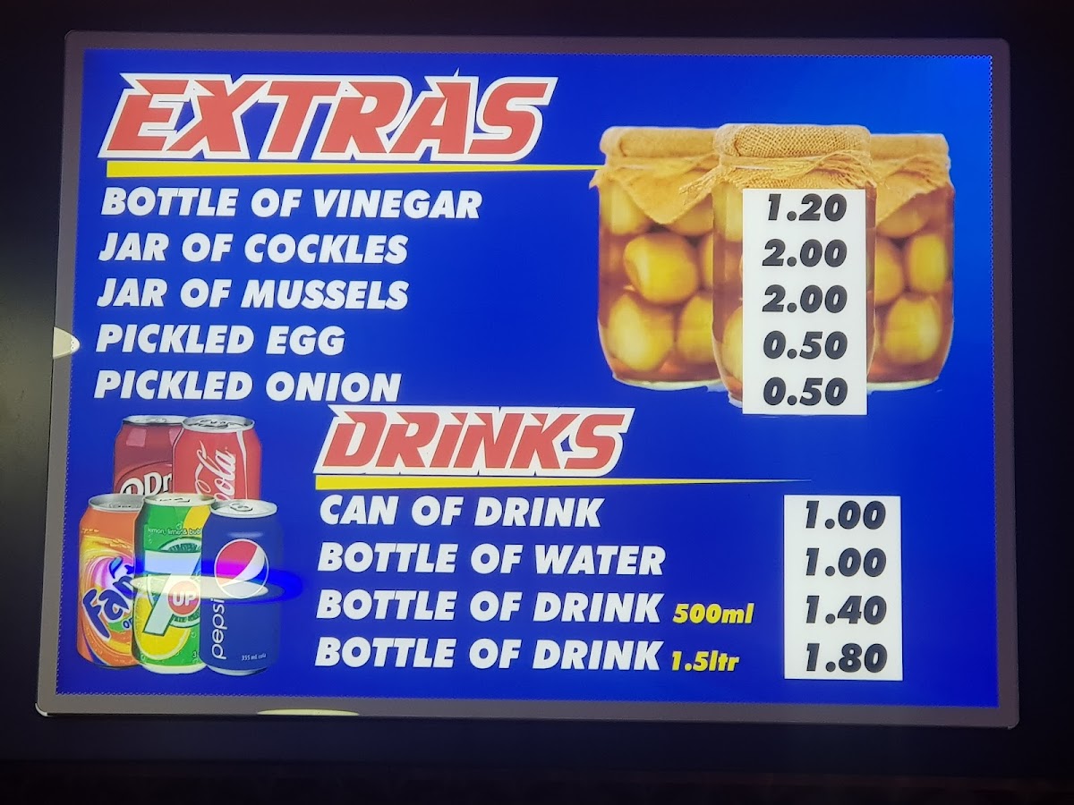 Cheadle Fish Bar Photo Menu 7
