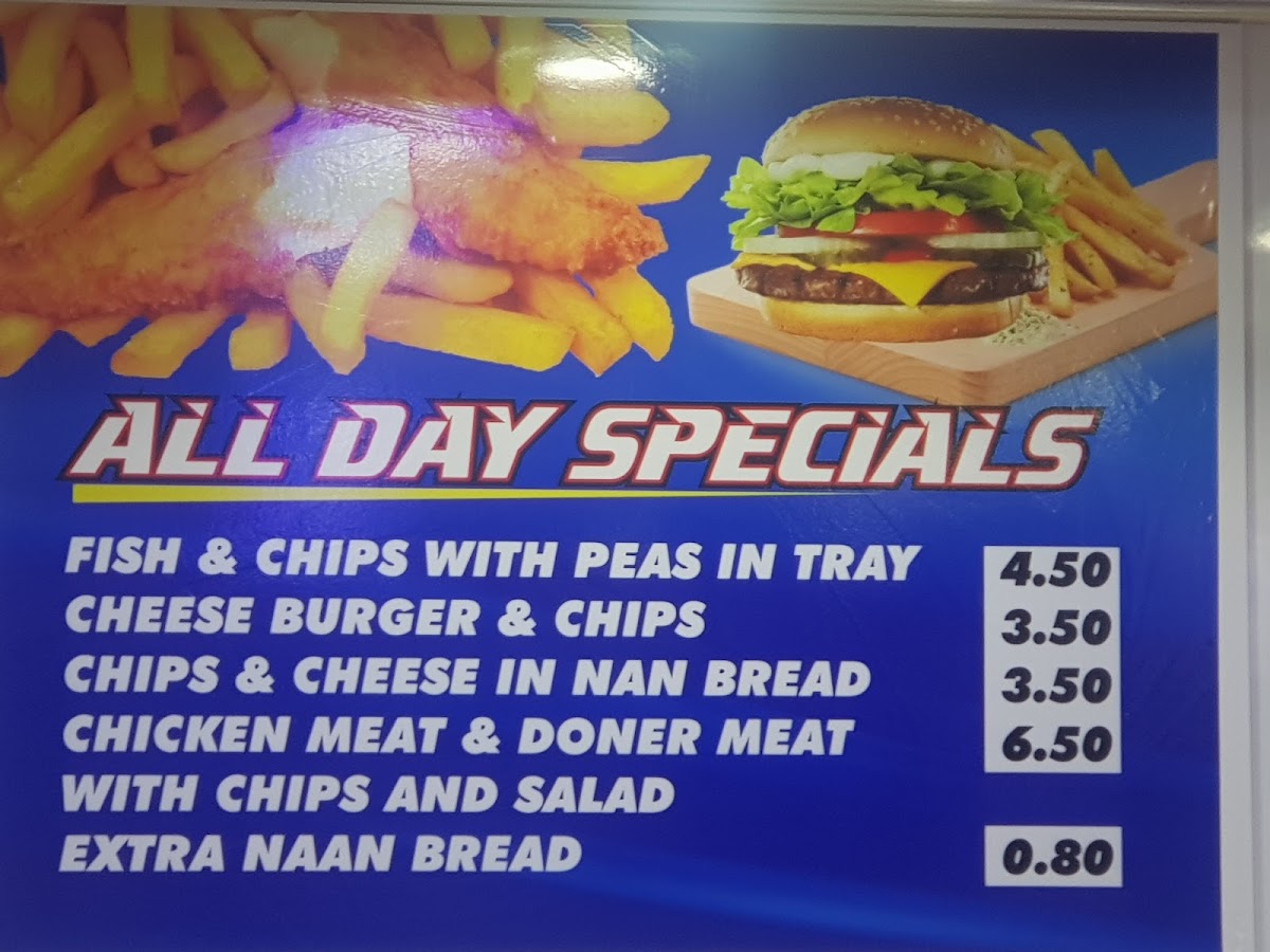 Cheadle Fish Bar Photo Menu 8