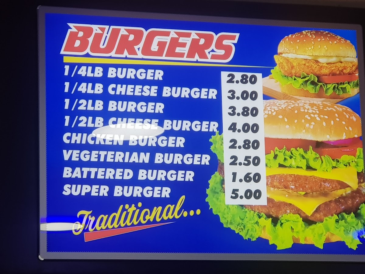 Cheadle Fish Bar Photo Menu 9