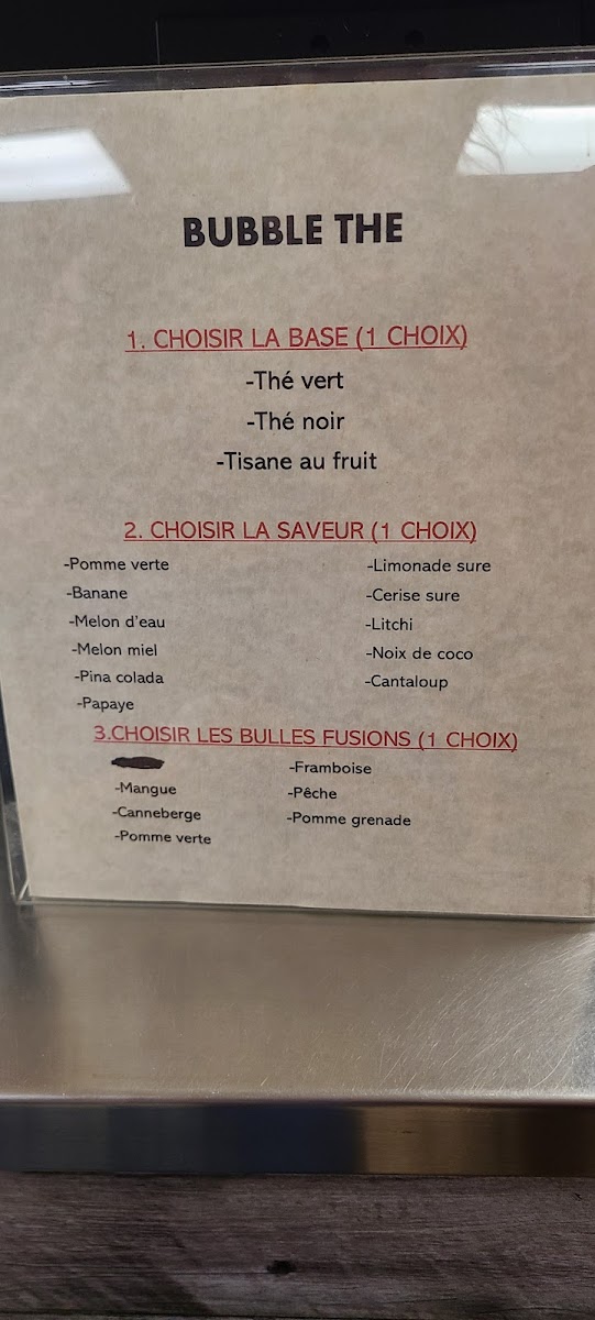 O' Sommet Glacé Photo Menu 2