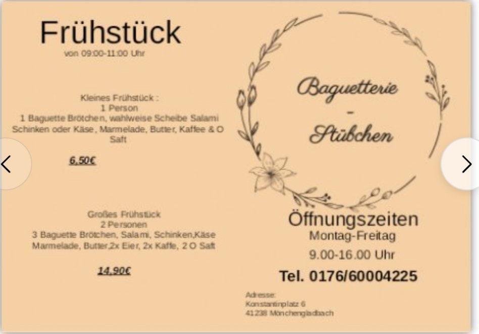 Baguetterie Stübchen Photo Menu 2