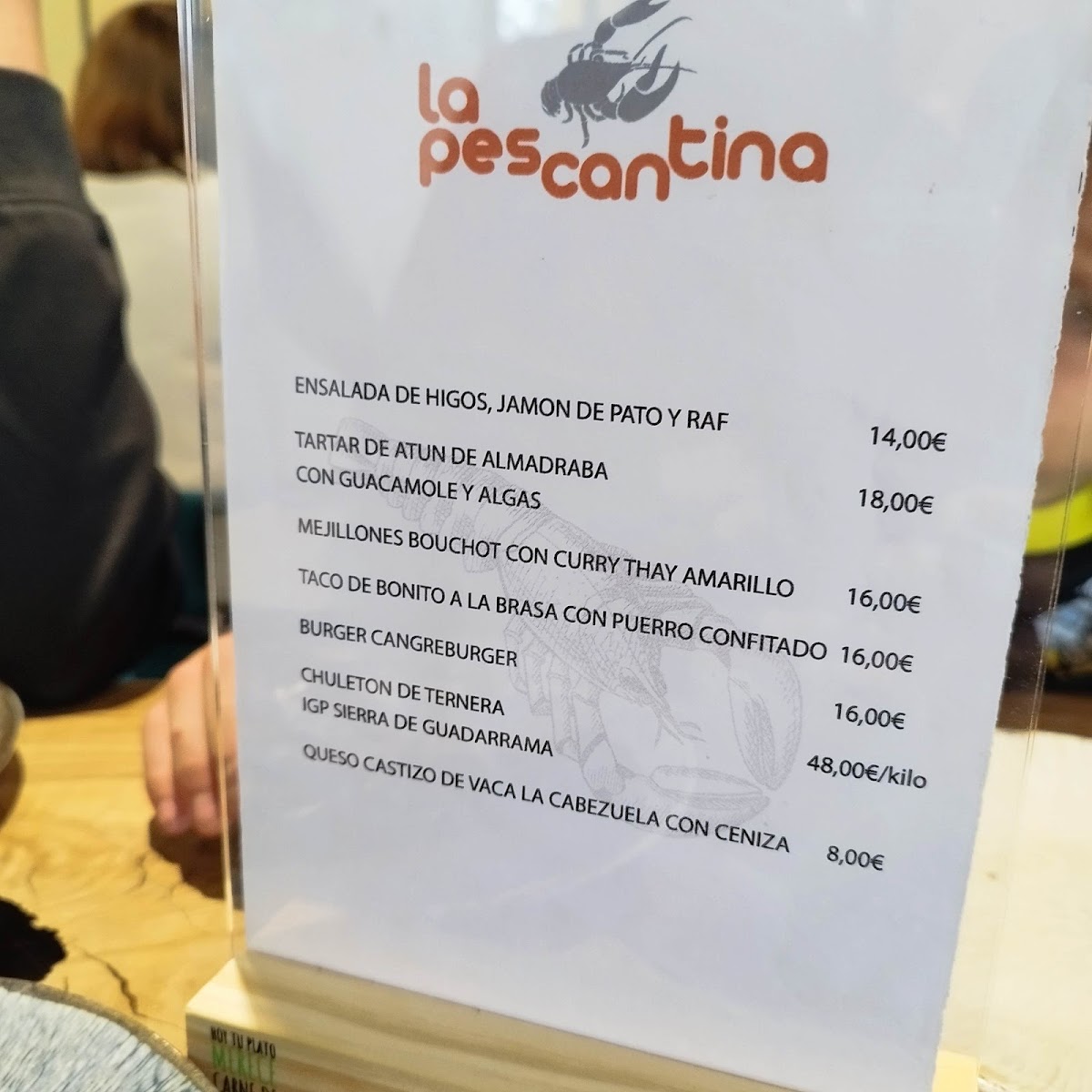 La Pescantina Guadarrama Photo Menu 3