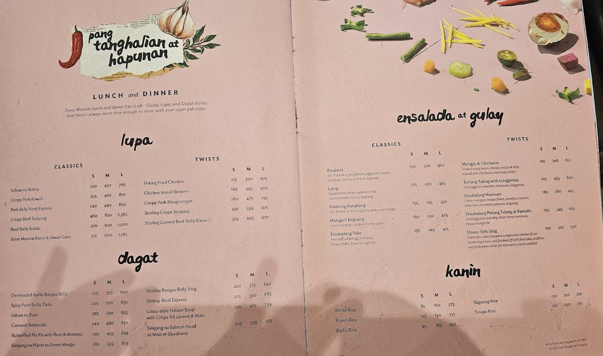 Manam Comfort Filipino | Lucky Chinatown Mall | Manila Photo Menu 5