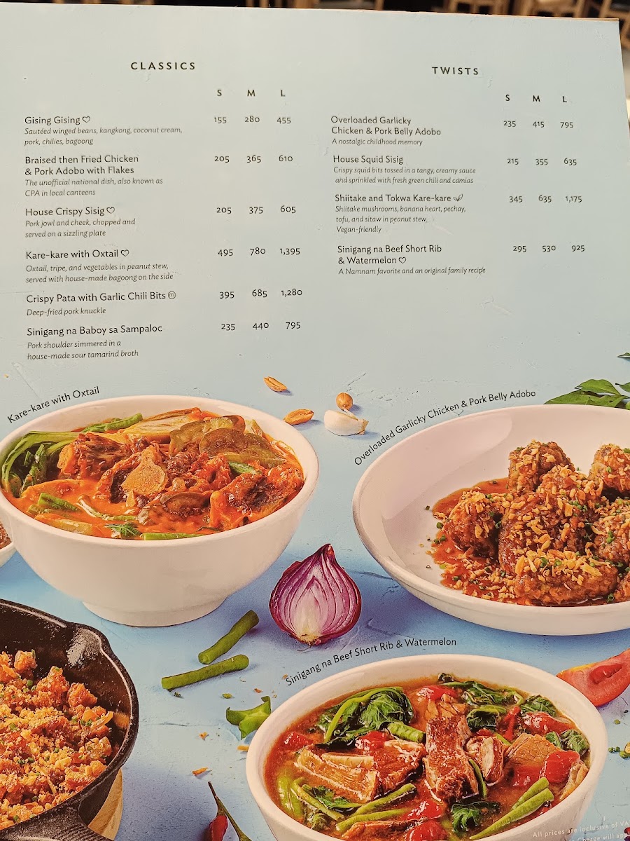 Manam Comfort Filipino | Lucky Chinatown Mall | Manila Photo Menu 9
