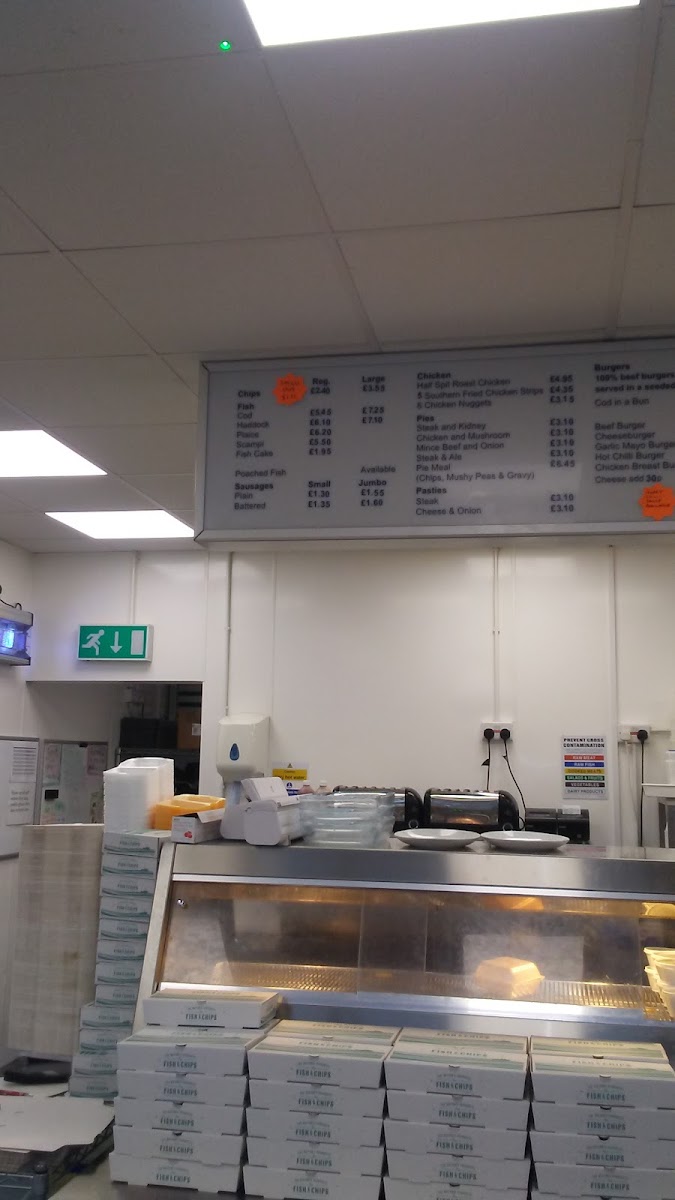 Whitstones Fish & Chip Shop Norton Hill Ltd Photo Menu 1