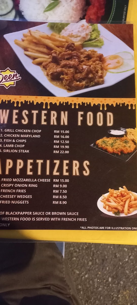 Restoran Nasi Kandar Deen Photo Menu 2