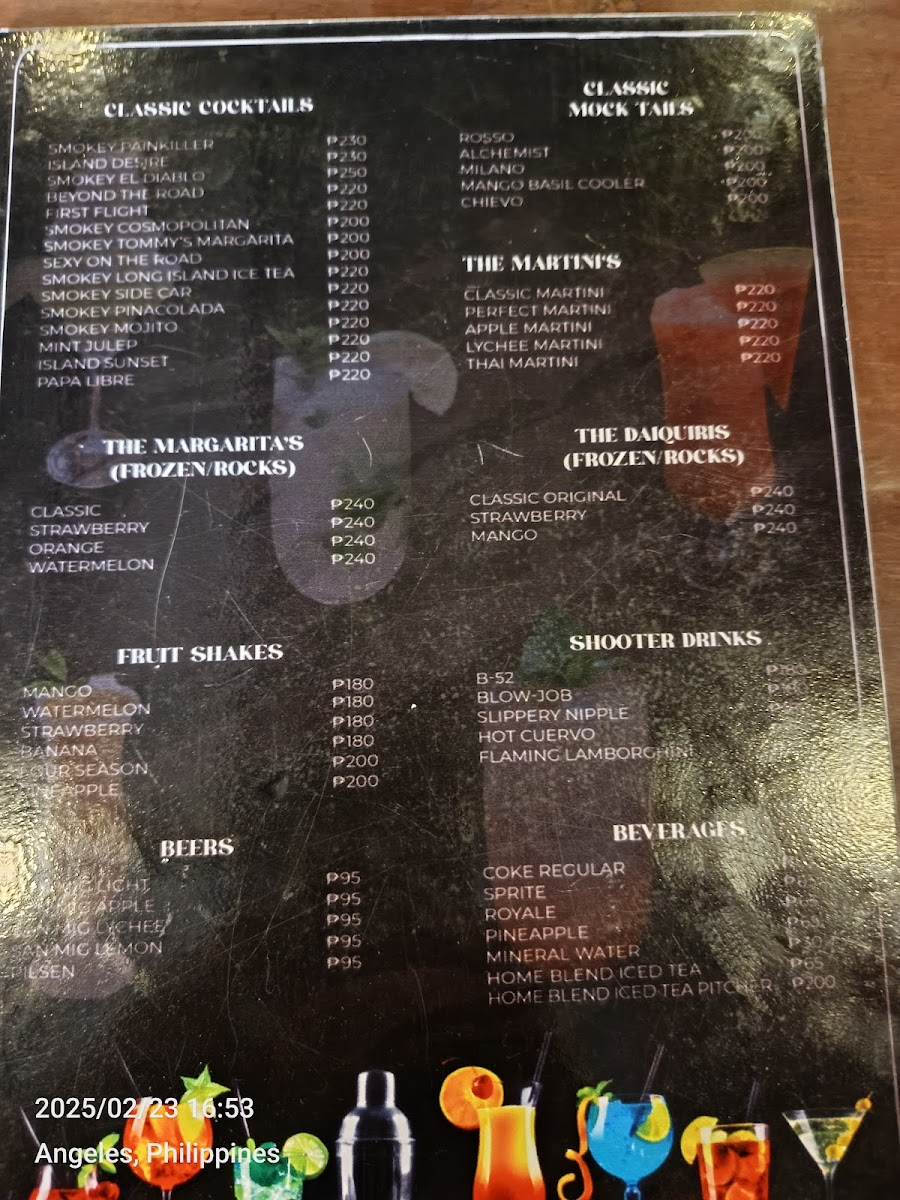 RK SMOKEY BAR & RESTO Photo Menu 1
