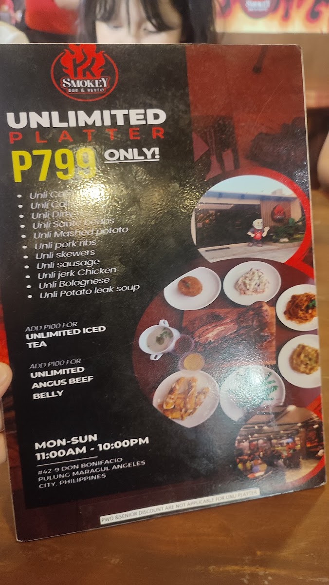 RK SMOKEY BAR & RESTO Photo Menu 9