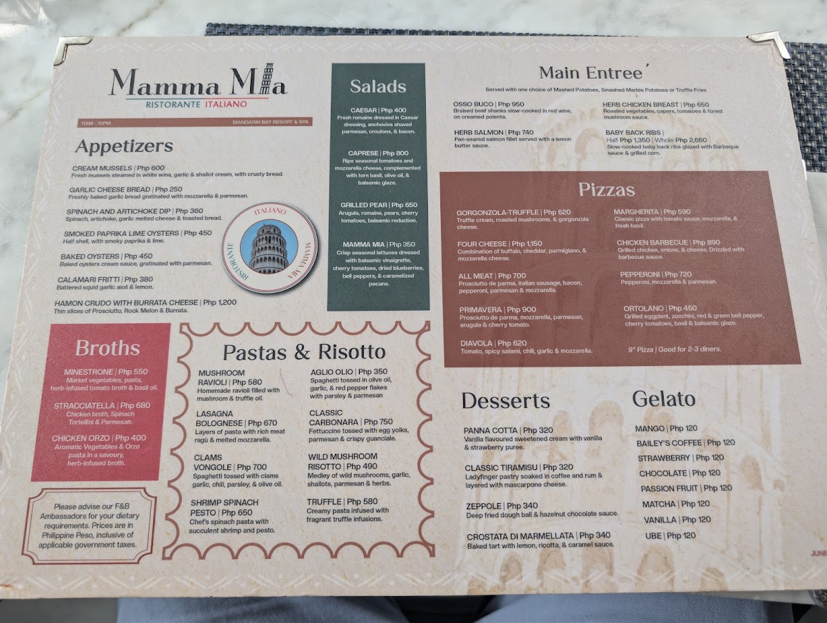 Mamma Mia Ristorante Italiano Photo Menu 2