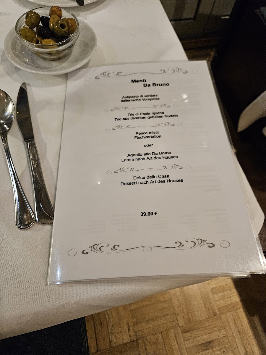 Restaurant Da Bruno Photo Menu 6