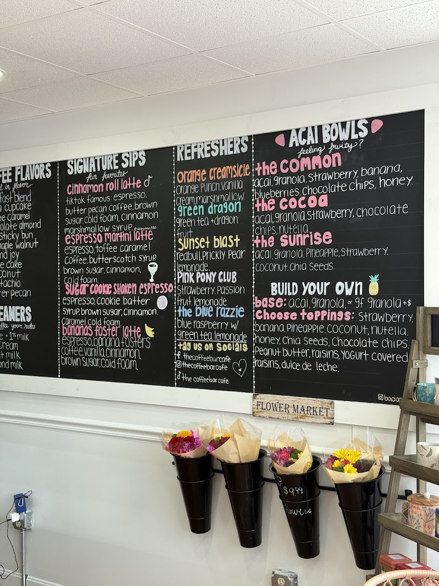 Coffee Bar on the common Photo Menu 2
