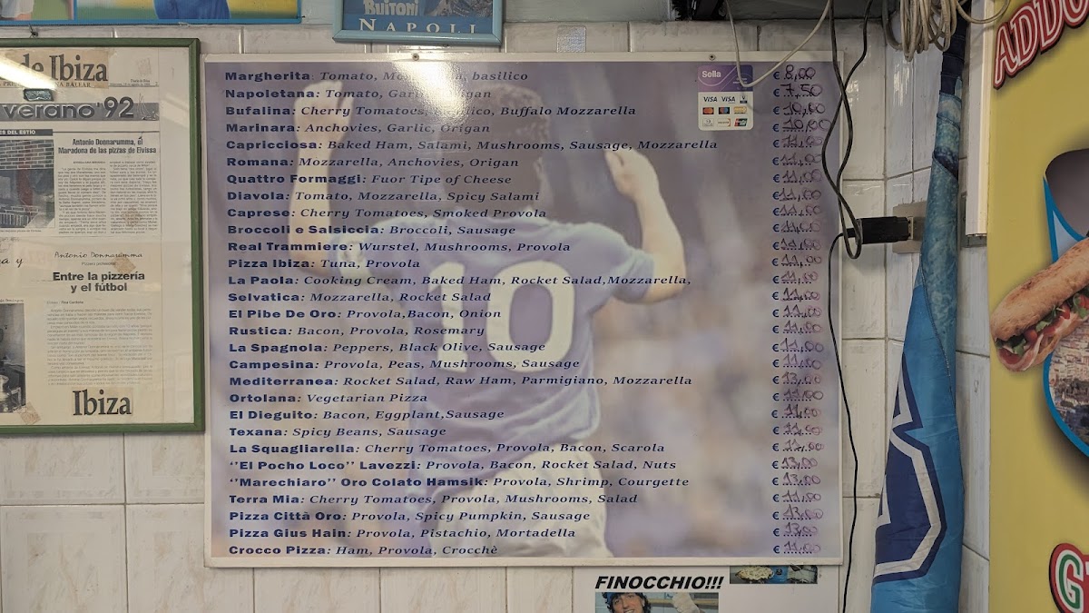 Il Maradona Della Pizza Photo Menu 2