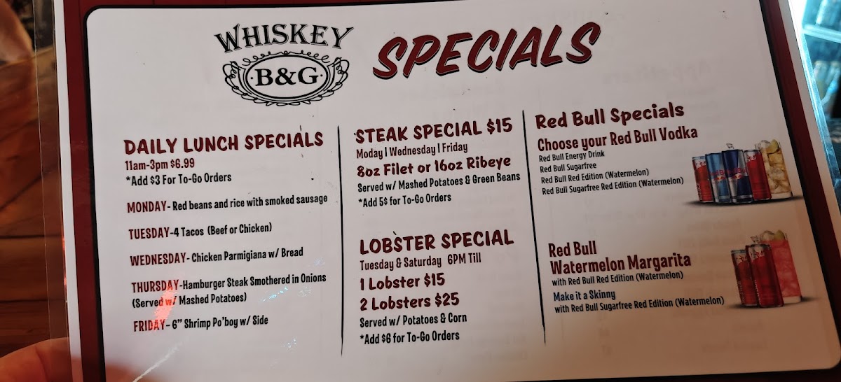 Whiskey Bar & Grill Photo Menu 6
