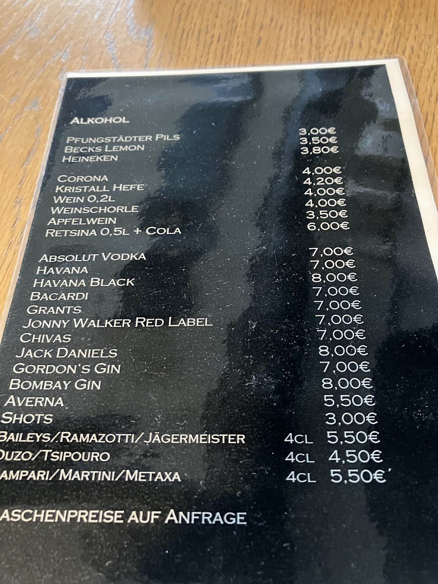 Cafe Bar Alfa Photo Menu 2