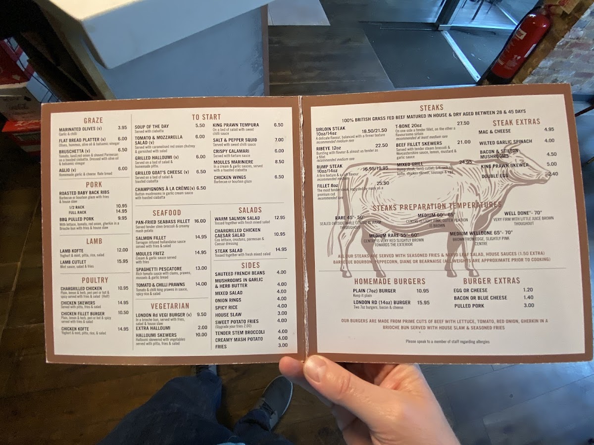 London Road Bar & Grill Photo Menu 7