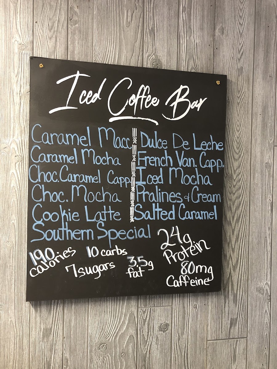 Southern Perks Nutrition Photo Menu 2