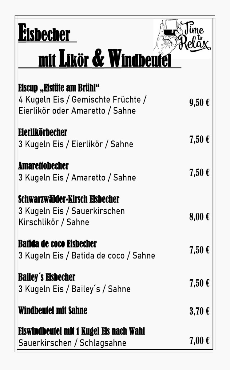 Eistüte Am Brühl - Kühmel's Eisspezialitäten Photo Menu 5