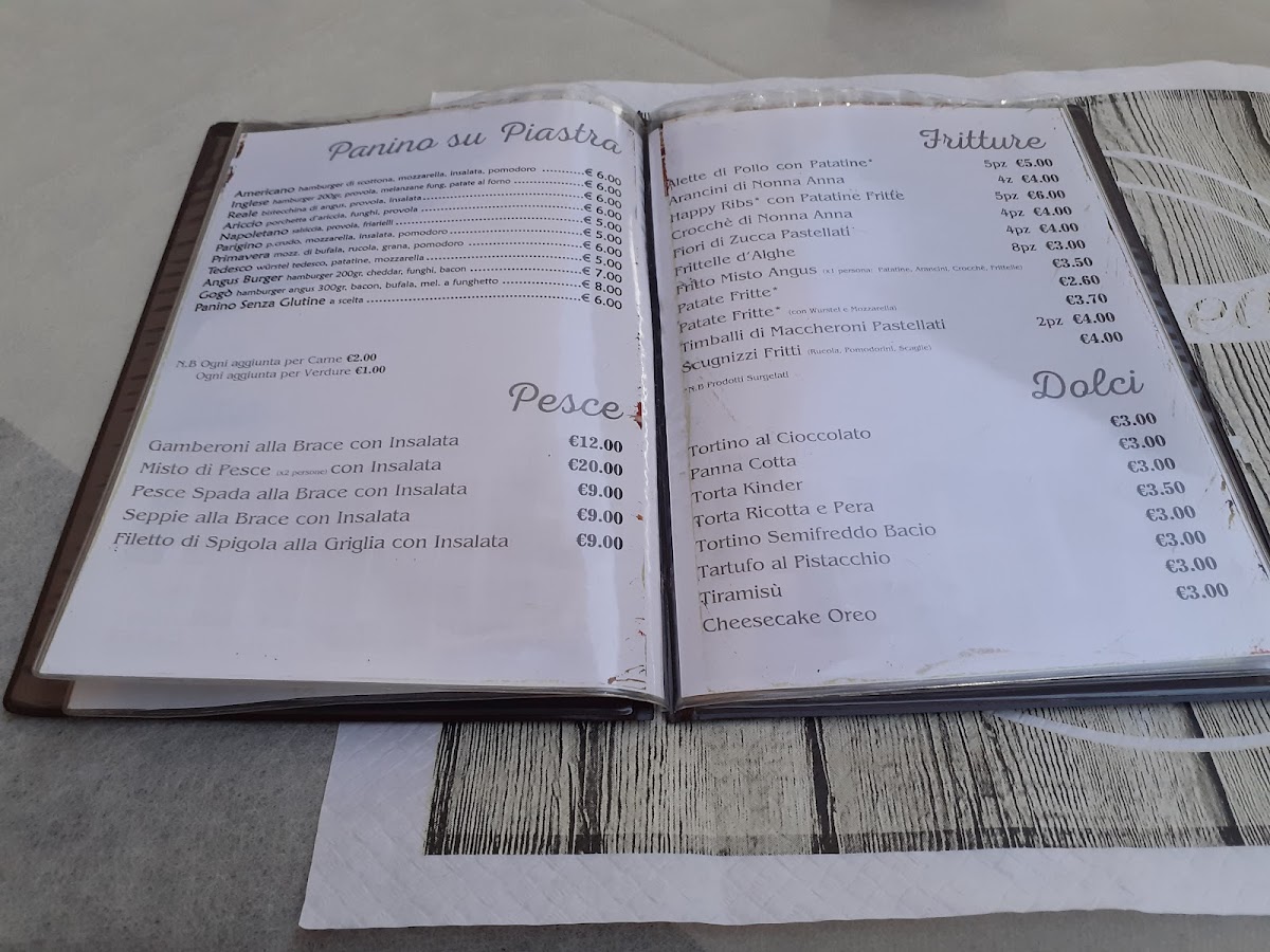 Ristorante Pizzeria Angus Photo Menu 5