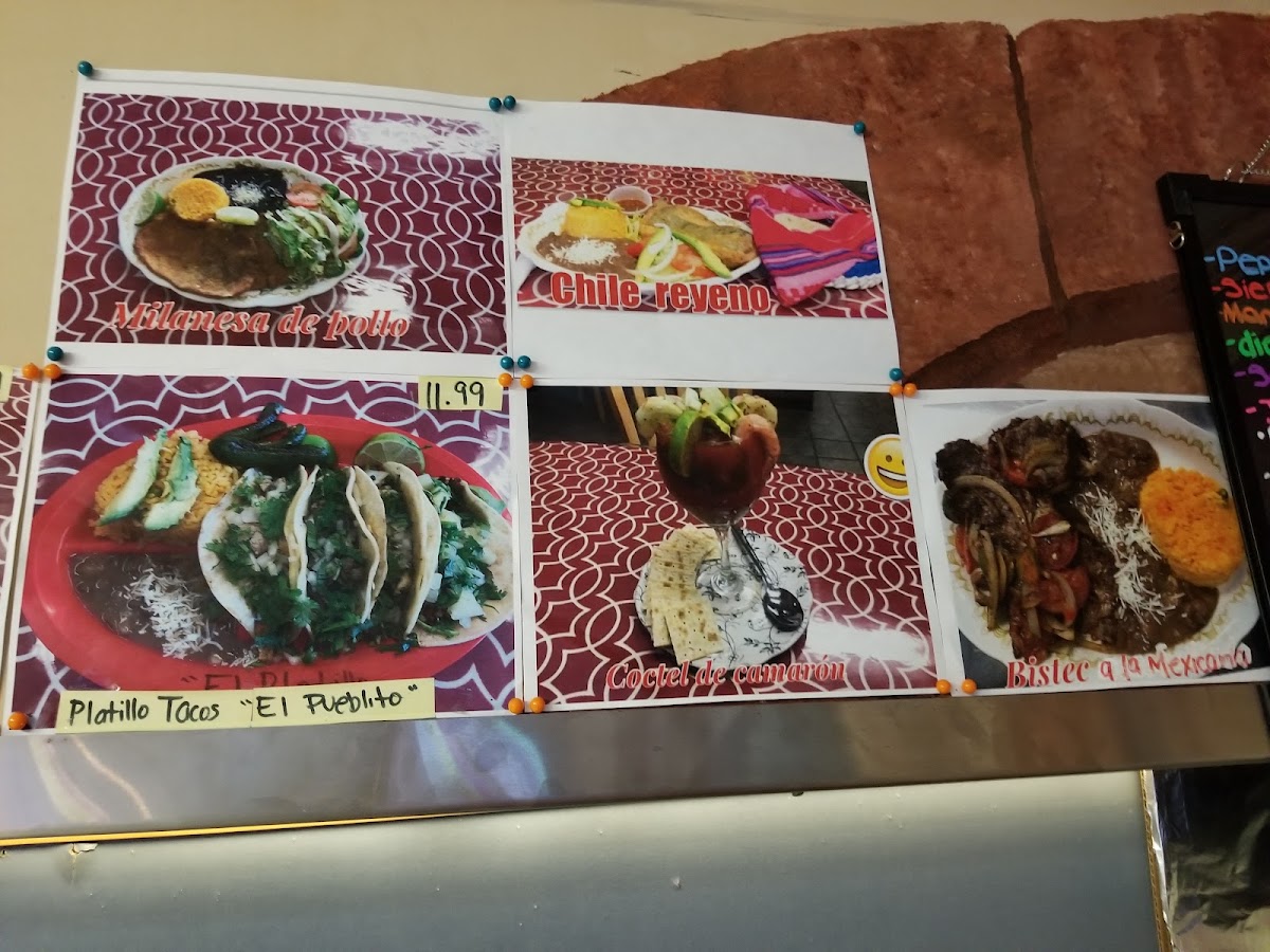 El Pueblito Restaurant Mexican American Grill Photo Menu 8