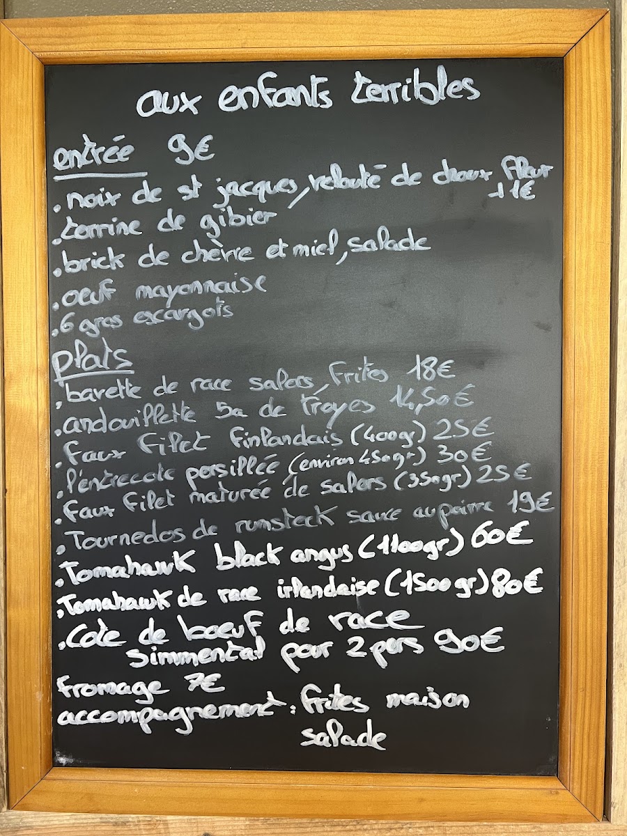 Les enfants terribles Photo Menu 3