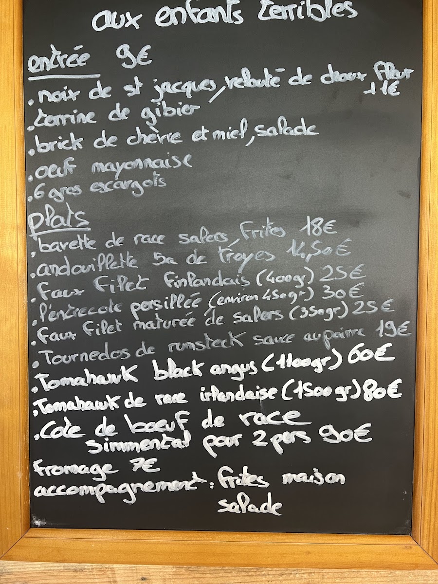 Les enfants terribles Photo Menu 4