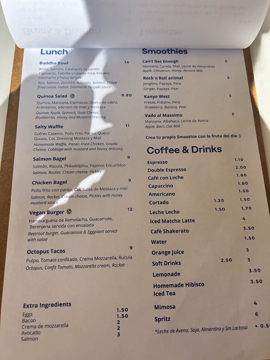 ASAP Coffee & Brunch Photo Menu 8
