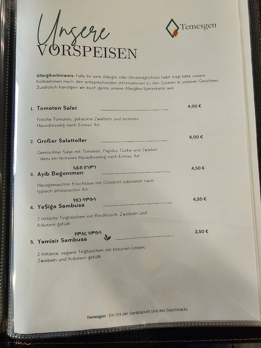 Temesgen Simmern Photo Menu 3