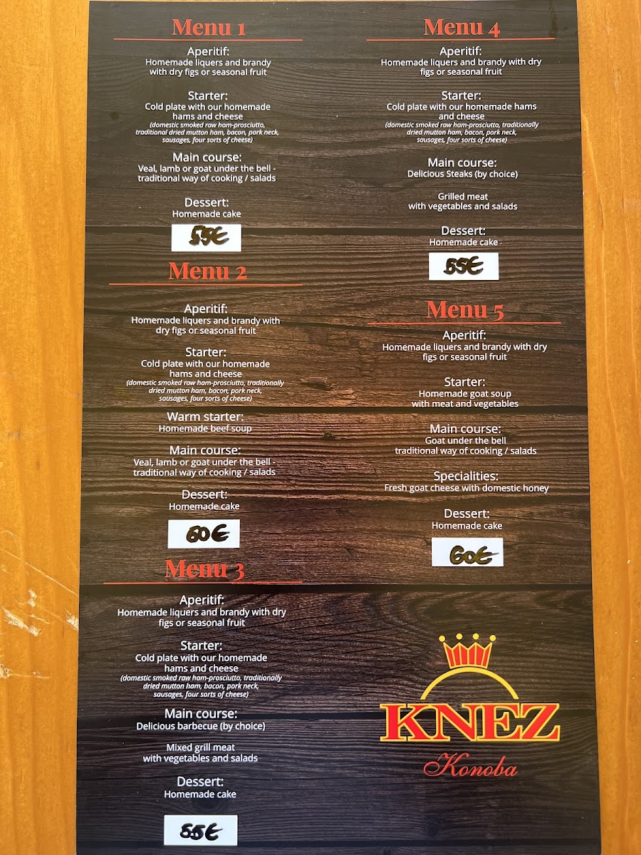 Konoba Knez | Country Home Photo Menu 1