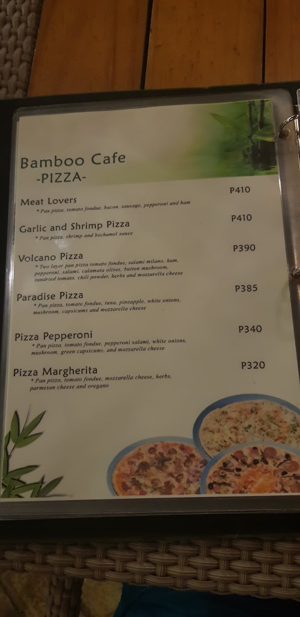 Bamboo Cafe Photo Menu 2