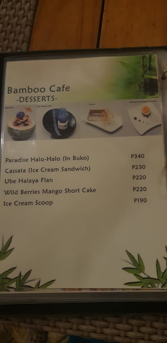 Bamboo Cafe Photo Menu 5