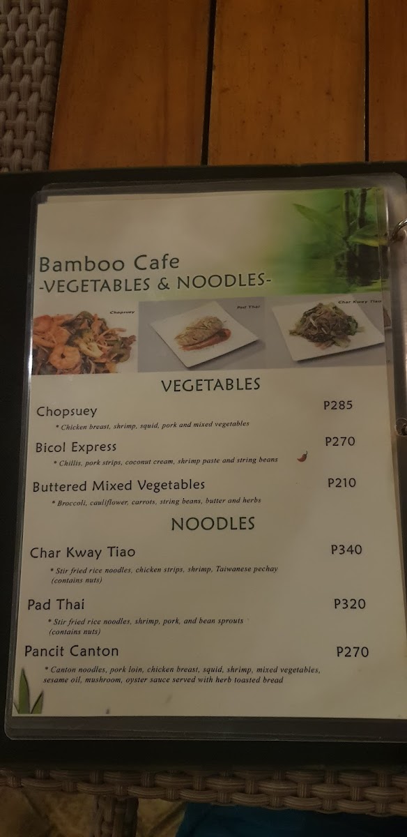 Bamboo Cafe Photo Menu 6