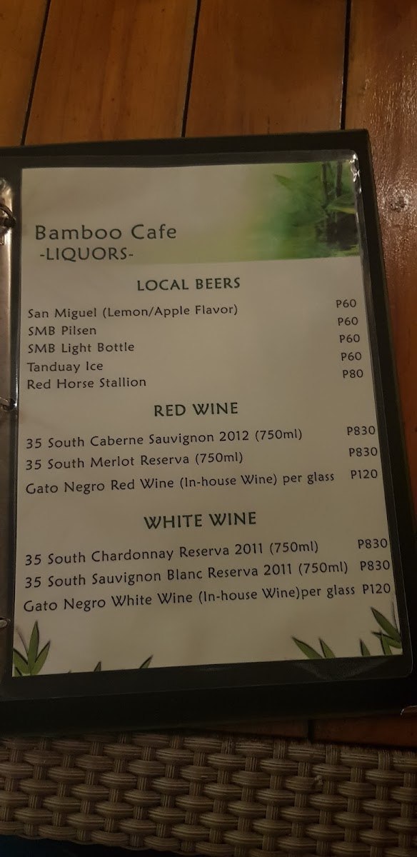 Bamboo Cafe Photo Menu 9
