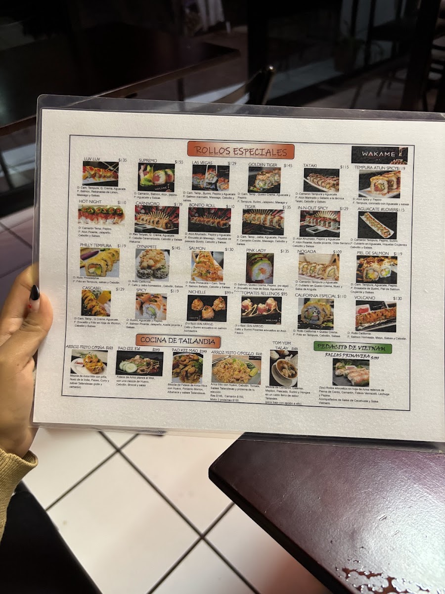 Wakame Sushi & Asian Fusion Photo Menu 2