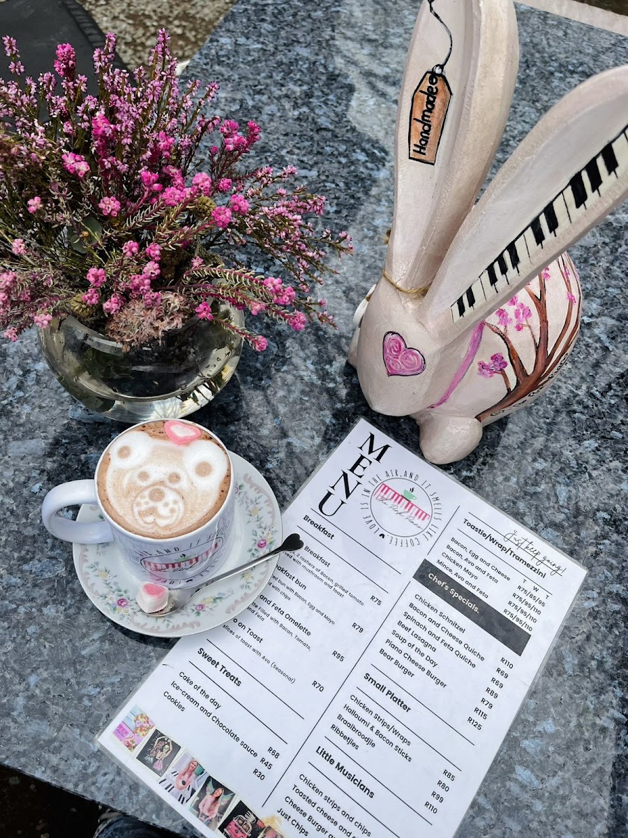 The Pink Piano Photo Menu 1