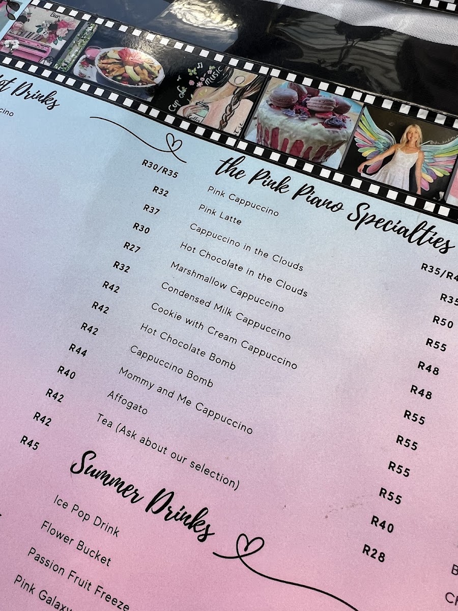 The Pink Piano Photo Menu 10