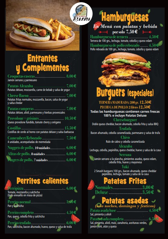 Pizzería Alcazaba Photo Menu 2
