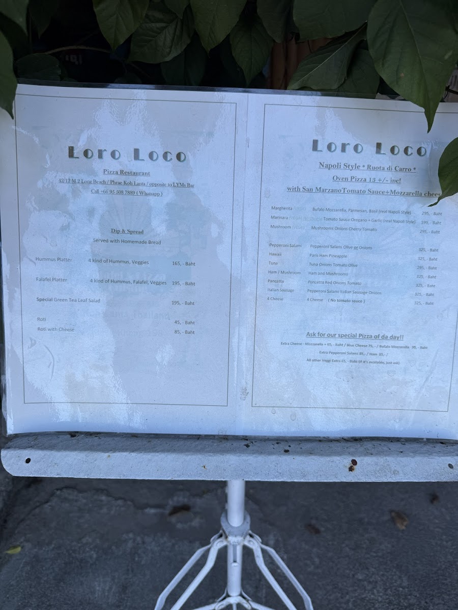 Loro Loco Pizza Cuisine Restaurant Photo Menu 2