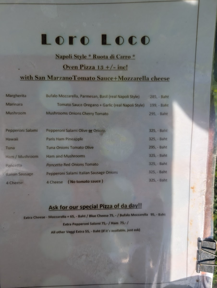 Loro Loco Pizza Cuisine Restaurant Photo Menu 7