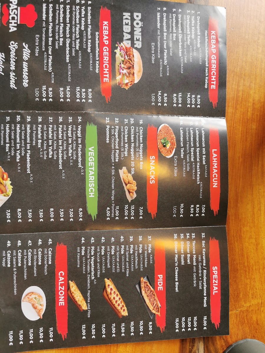 Pascha Kebap Esslingen Photo Menu 1