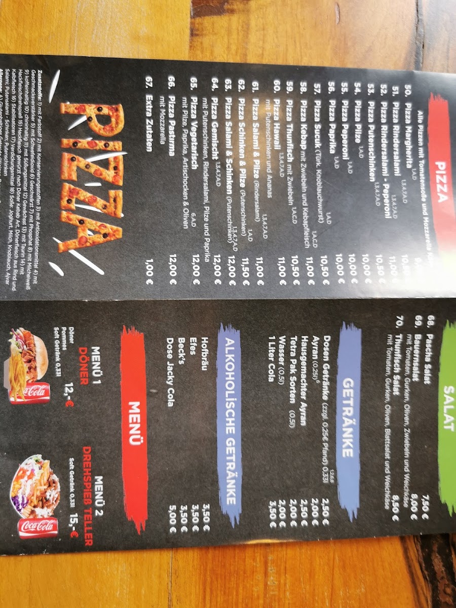 Pascha Kebap Esslingen Photo Menu 2