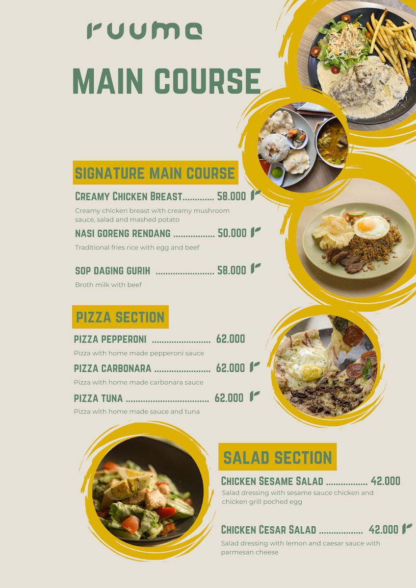 Ruuma Kopi, Rawa Belong Photo Menu 1
