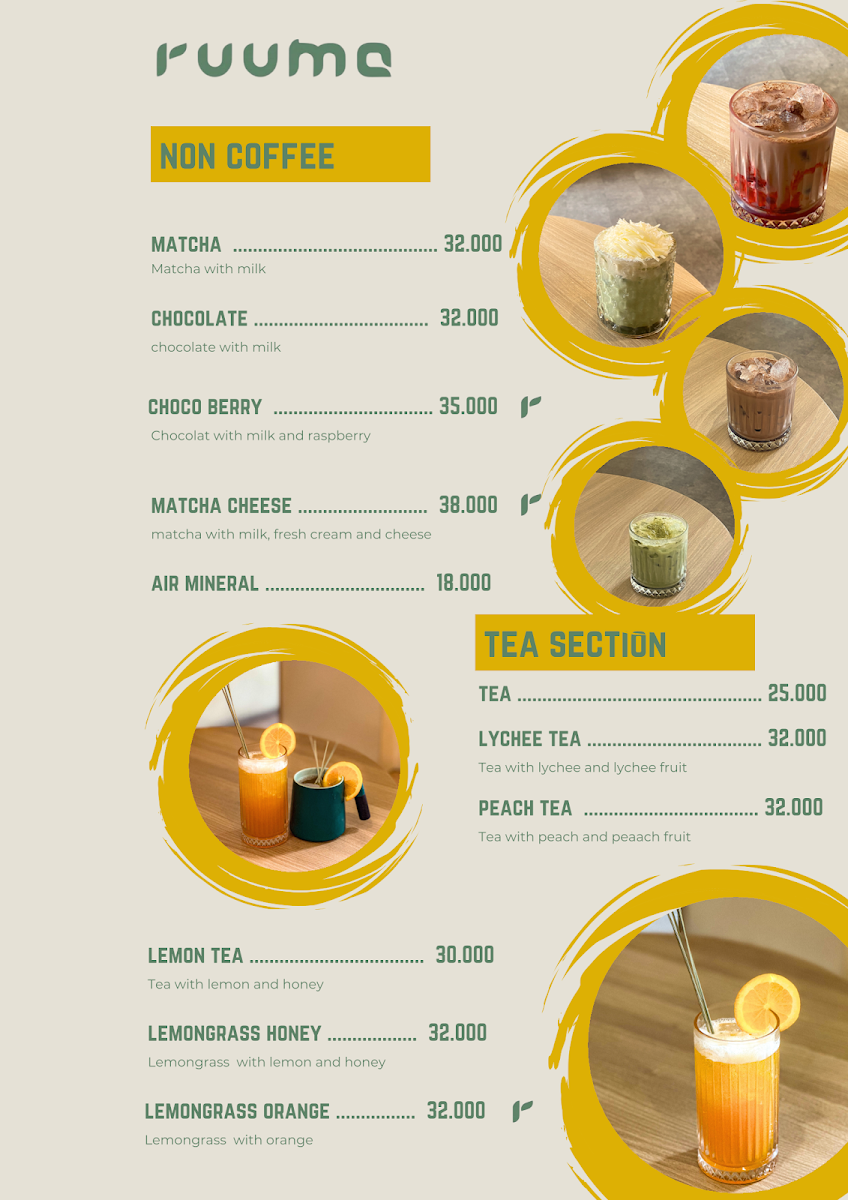 Ruuma Kopi, Rawa Belong Photo Menu 4