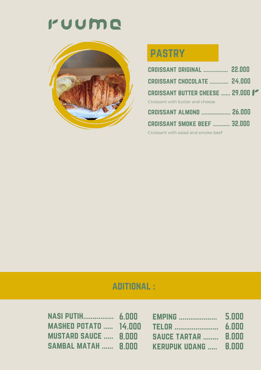 Ruuma Kopi, Rawa Belong Photo Menu 6