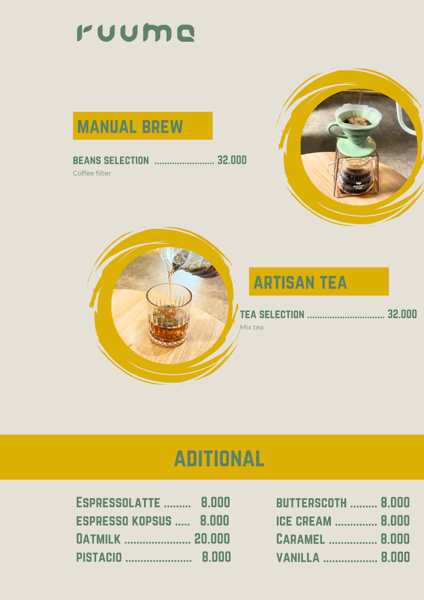 Ruuma Kopi, Rawa Belong Photo Menu 8